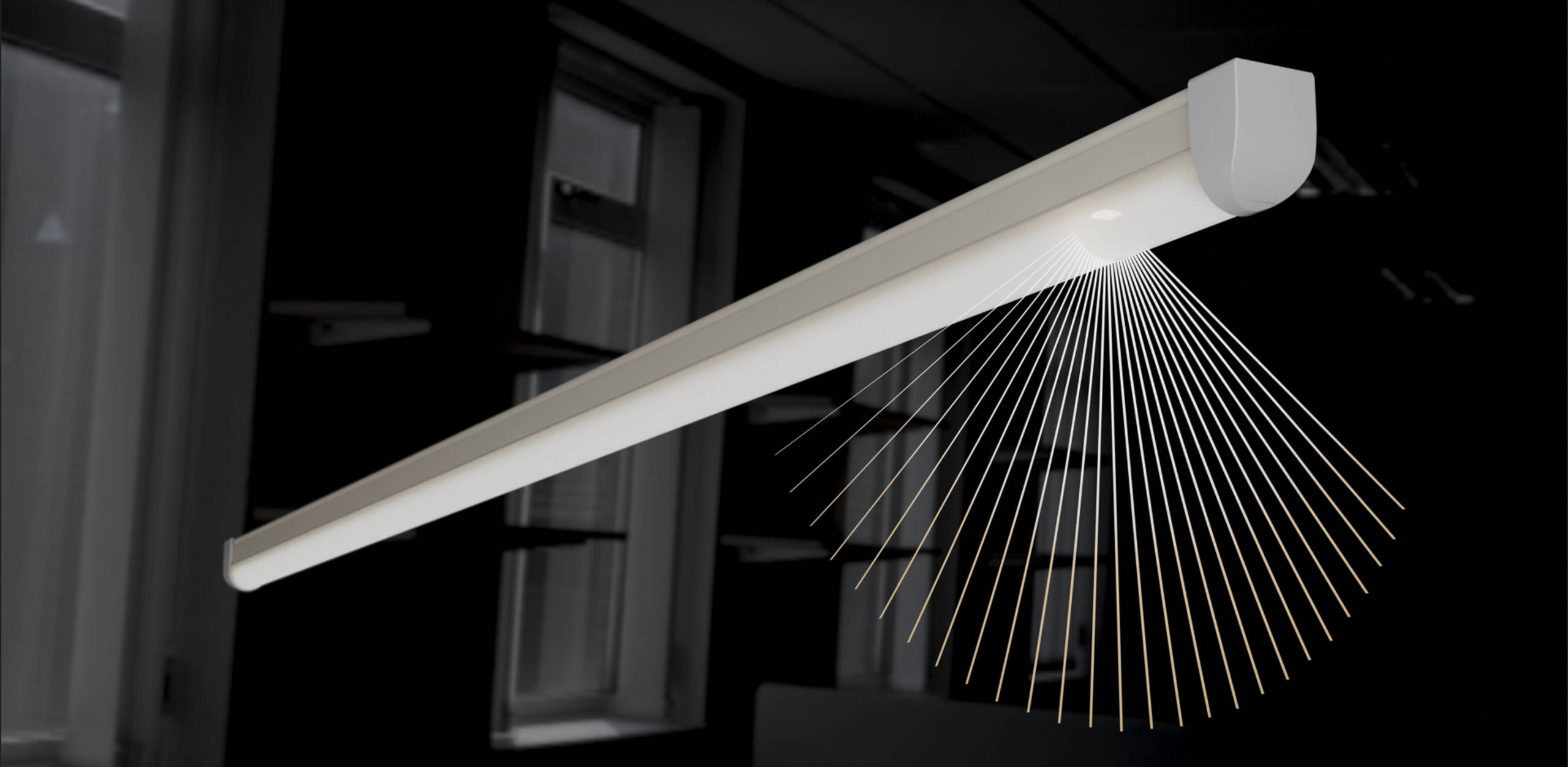 金鍏支架燈層板燈BL-101發光角度