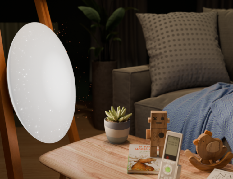 家用日系雙色溫吸頂燈(含遙控器)