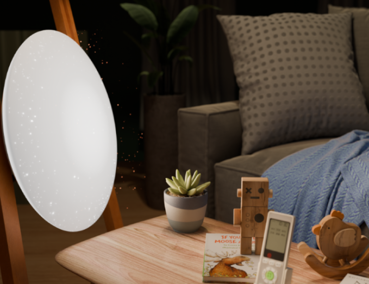 家用日系雙色溫吸頂燈(含遙控器)